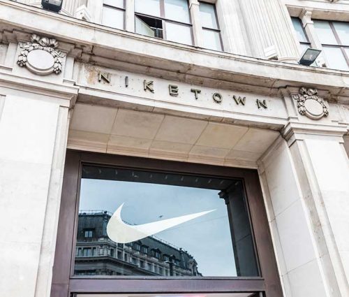 Nike storefront – the brand sees growth in digital sales during COVID-19 crisi