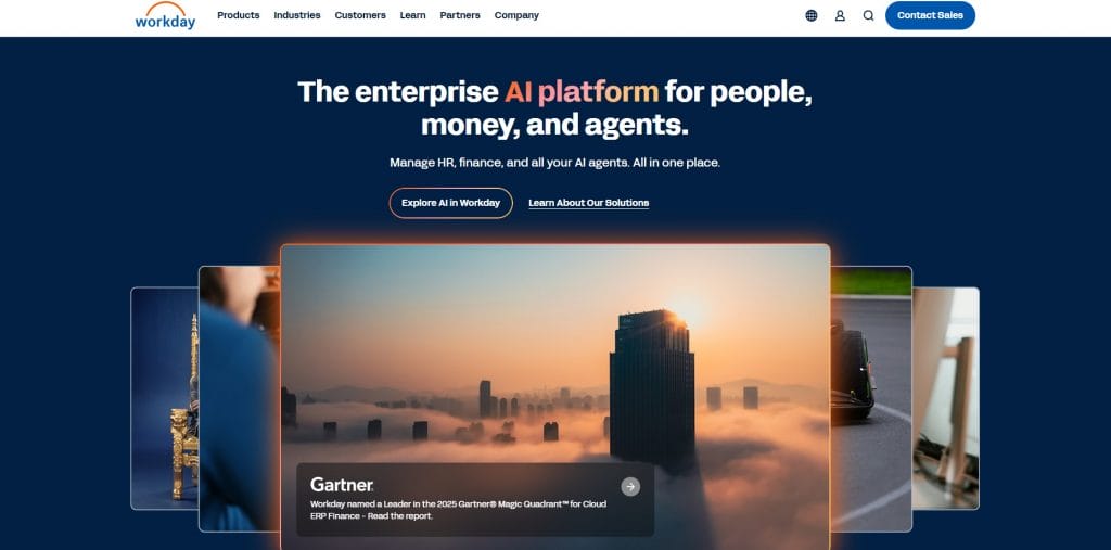 Workday website screenshot