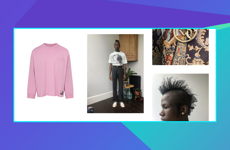 Martine Rose minimalistic navigation