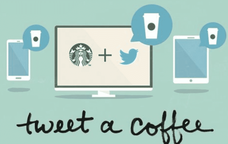 tweet-a-coffee campaign by Starbucks
