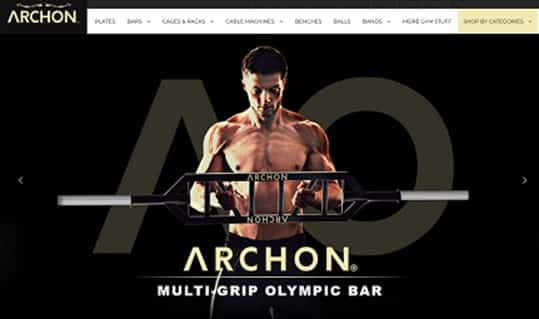 Archon's old website homepage