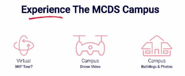 Virtual tour and drone video on new MCDS website