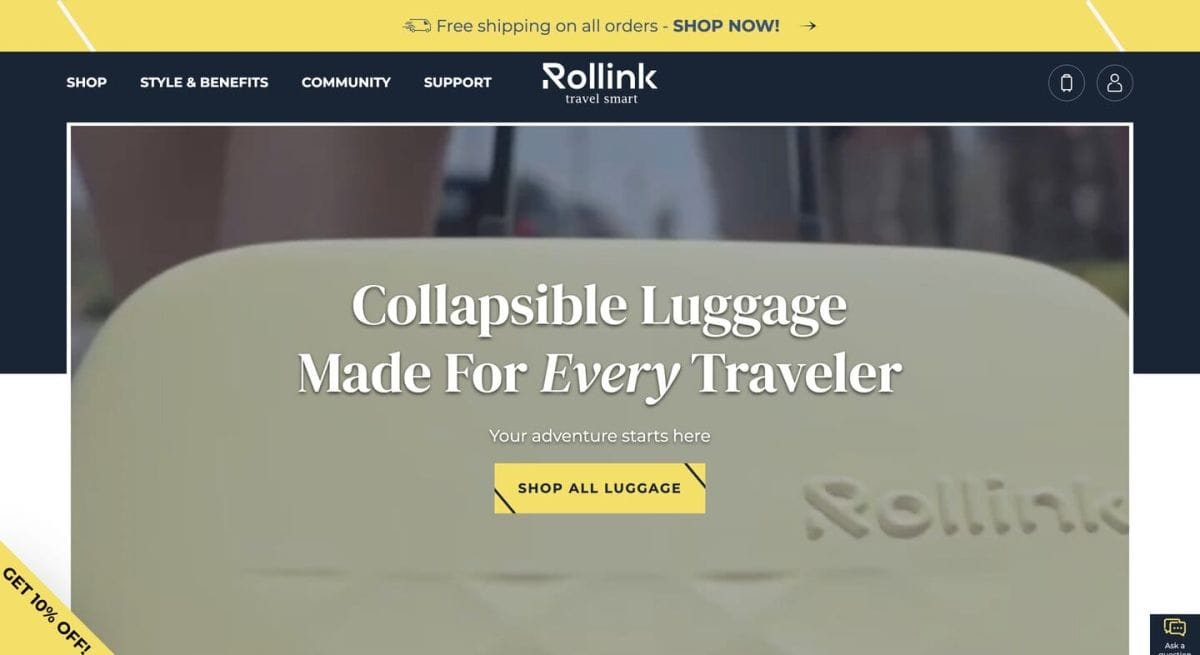 5 Best eCommerce Website Examples & Expert Guide To Creating A Site That Converts 1 best ecommerce websites rollink featured image