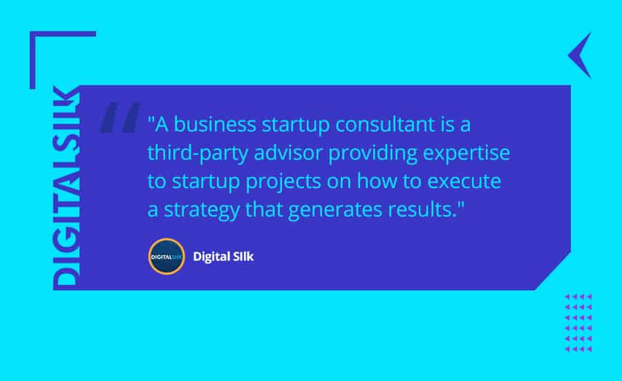 A custom quote explaining what is a business startup consultant