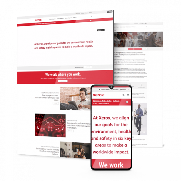 XEROX site Redesign Case Study