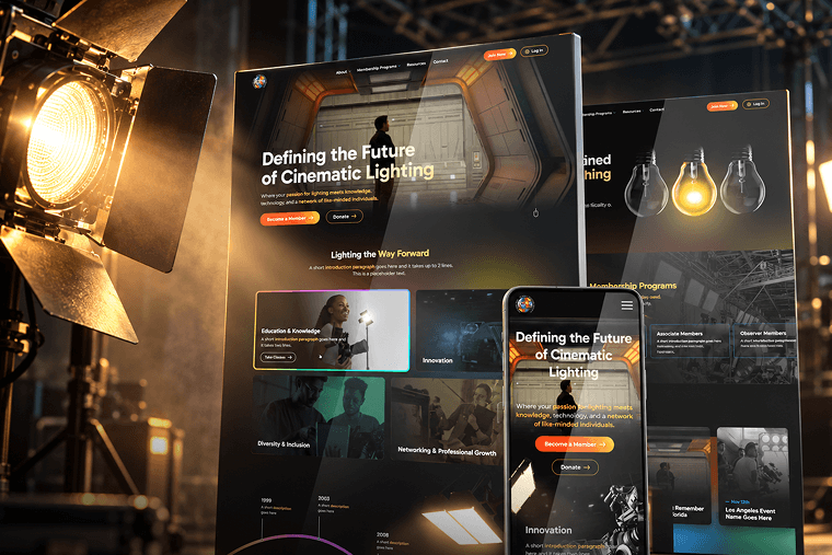 International Cinema Lighting Society portfolio image