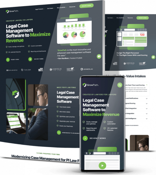 Law firm software website design GrowPath