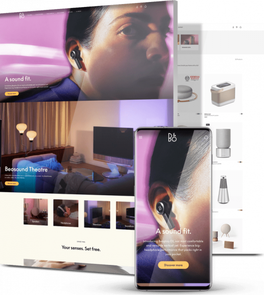 Magento consulting agency Adobe Commerce web design Bang & Olufsen