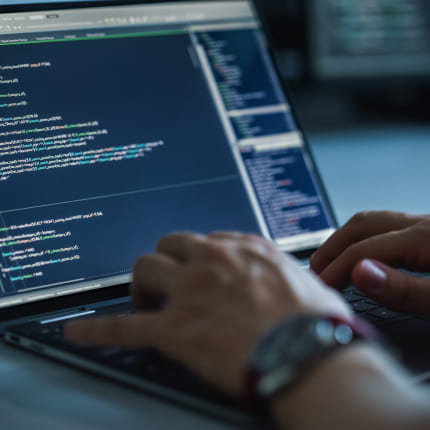 The development portion of the Miami custom software development process.