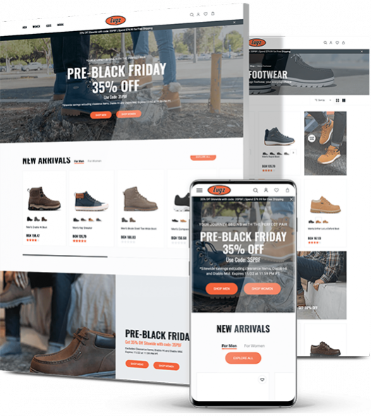 Miami eCommerce development for Lugz