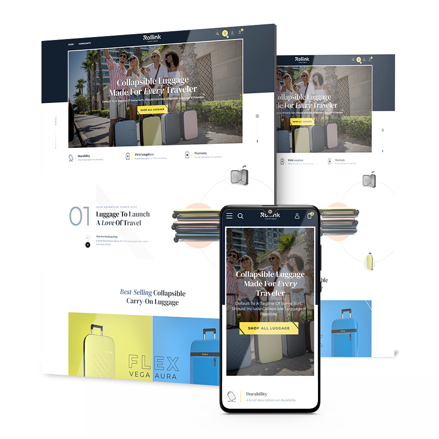 rollink website redesign case study