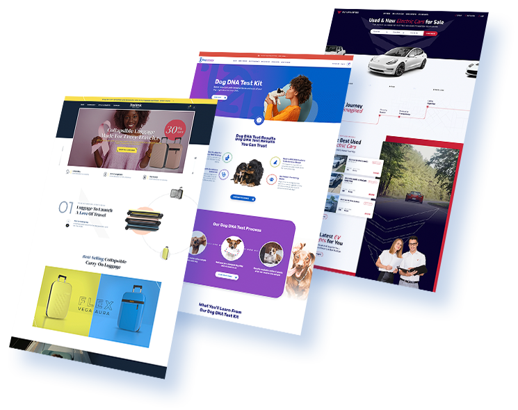 Magento (Adobe commerce) agency web design examples