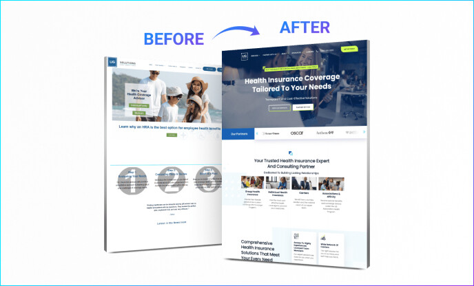 Branding strategy agency before and after: LIG