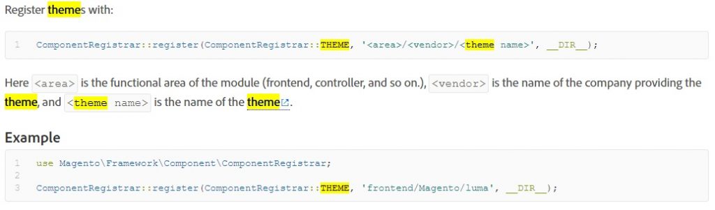 custom magento themes devdocs