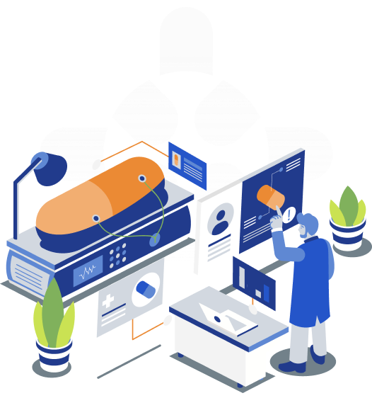 Illustration services featured example: TRC Healthcare