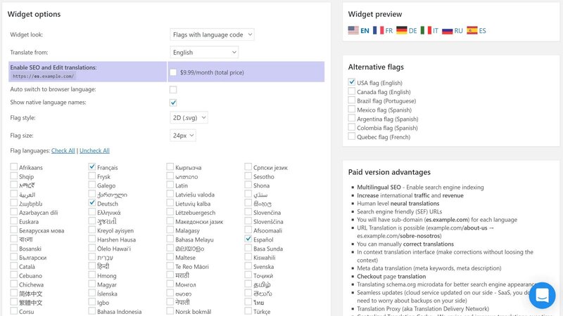 multi-language shopify translation app interface