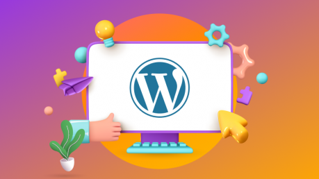 a 3d vector image to illustrate wordpress and wordpress maintenance services