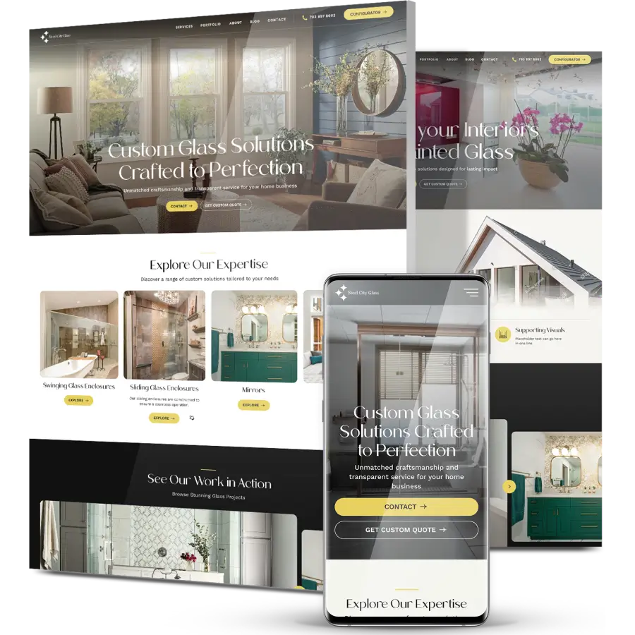 Image showing Procom's website design