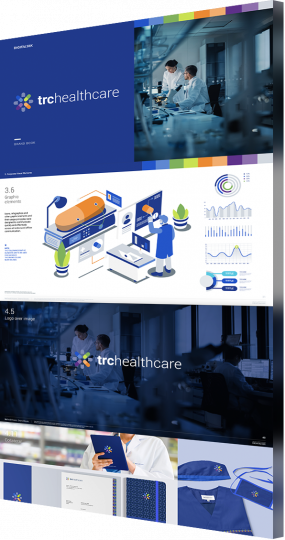 Chicago graphic design services featured example TRC healthcare
