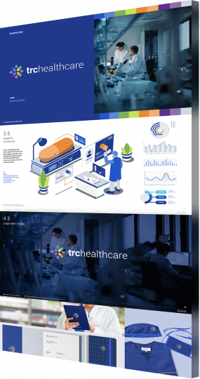 Logo design company in Miami portfolio example: TRC Healthcare