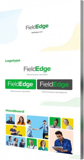 FieldEdge brand book as a brand management company portfolio example