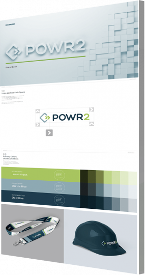 POWR2 brand book as a brand management company portfolio example