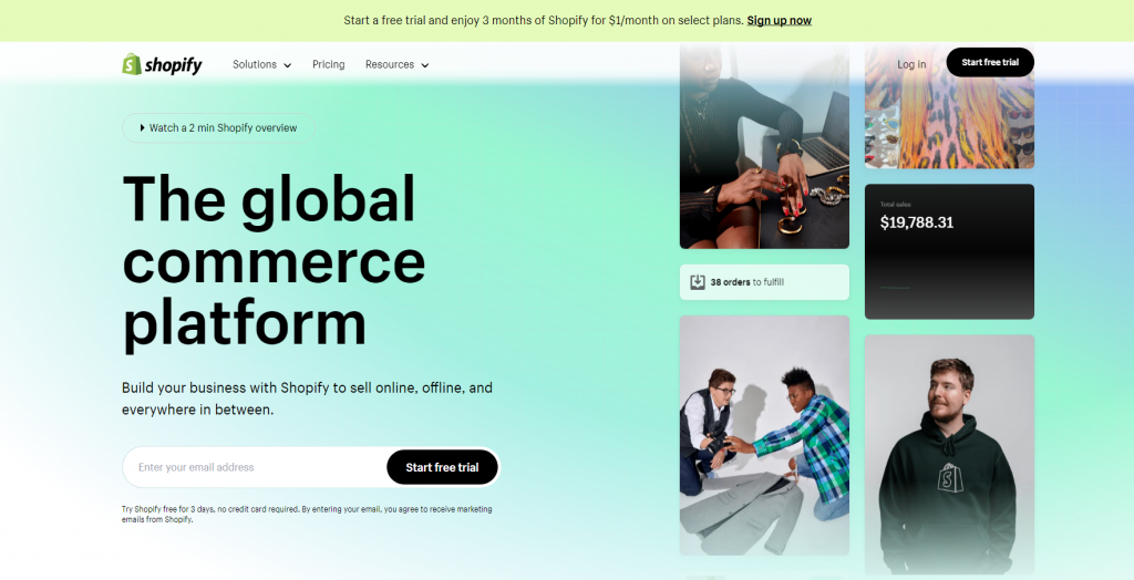 Shopify - the global commerce platform.
