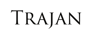 The word Trajan written in the Trajan font