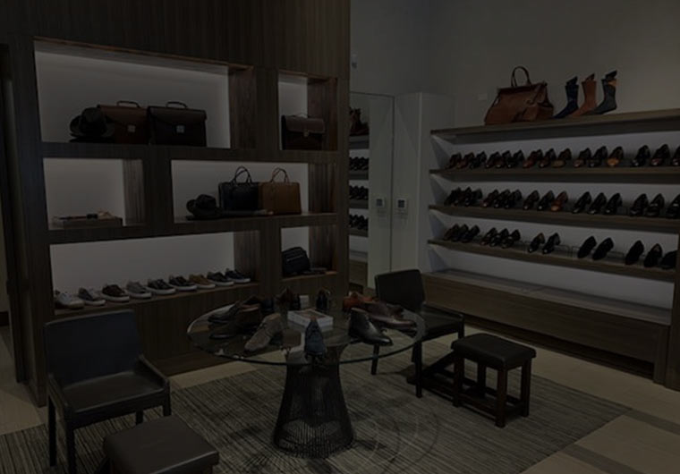 An image of a shoe store