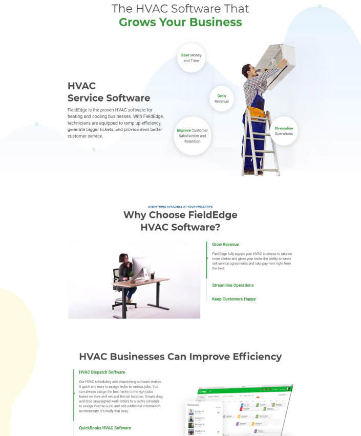 fieldedge website screenshot