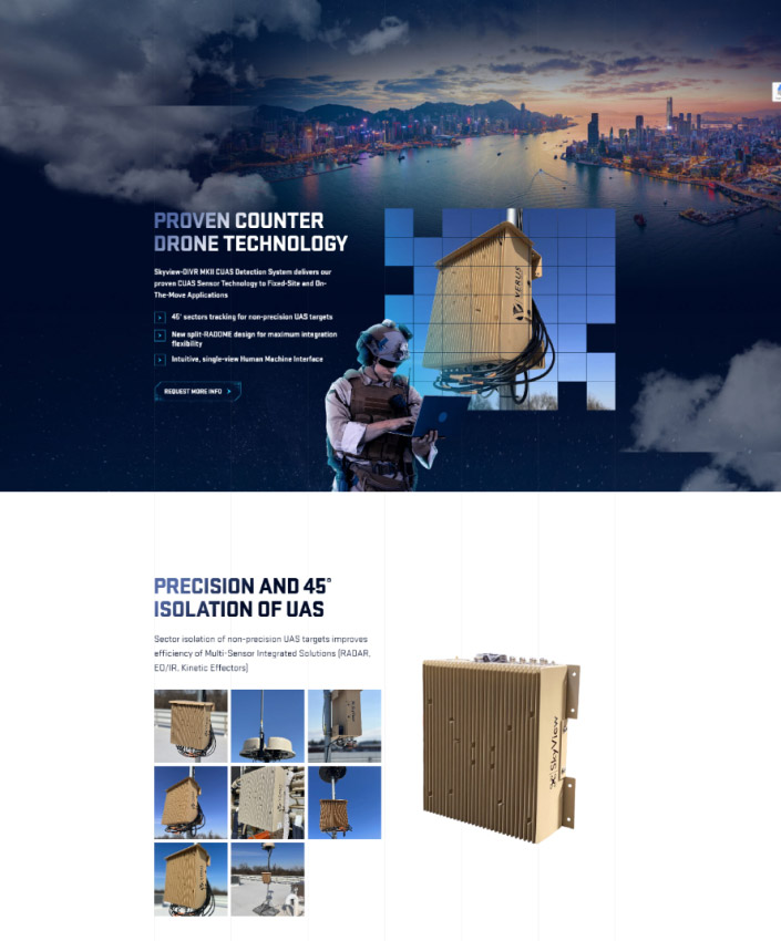 Verus full web design image