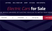 EV Universe's web design mockup