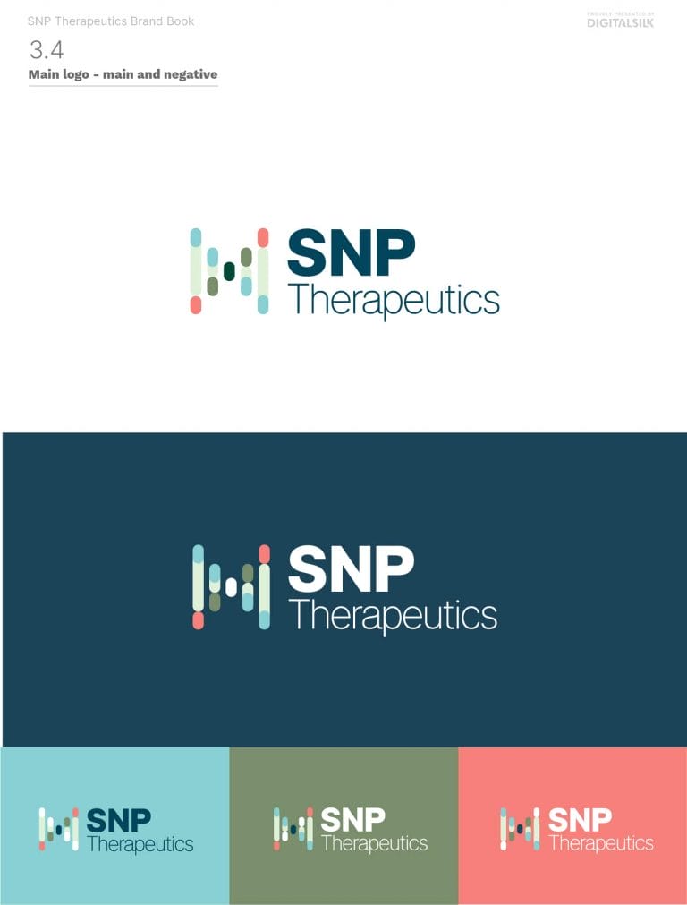 SNP color schemes and logo concepts