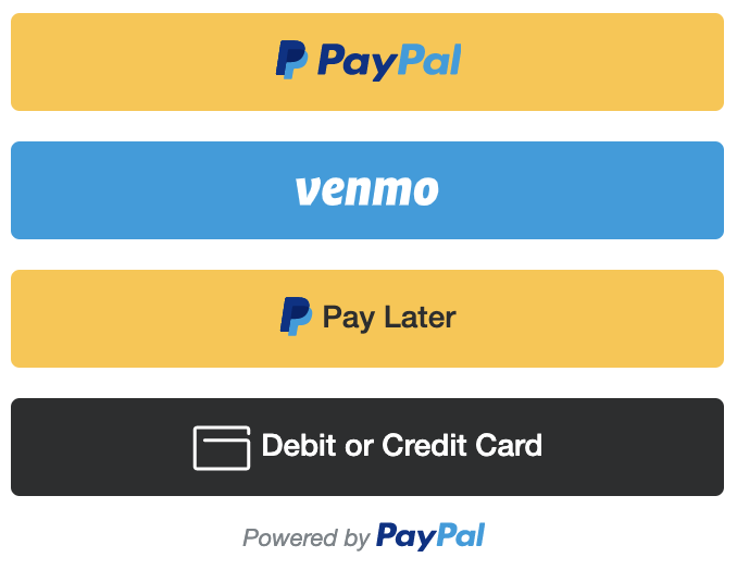 Image of multiple PayPal payment versions