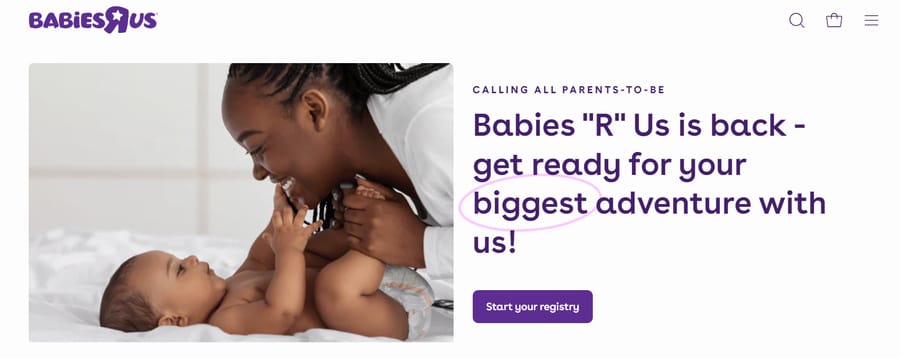 Babies 'R' Us Is Coming Back, Baby