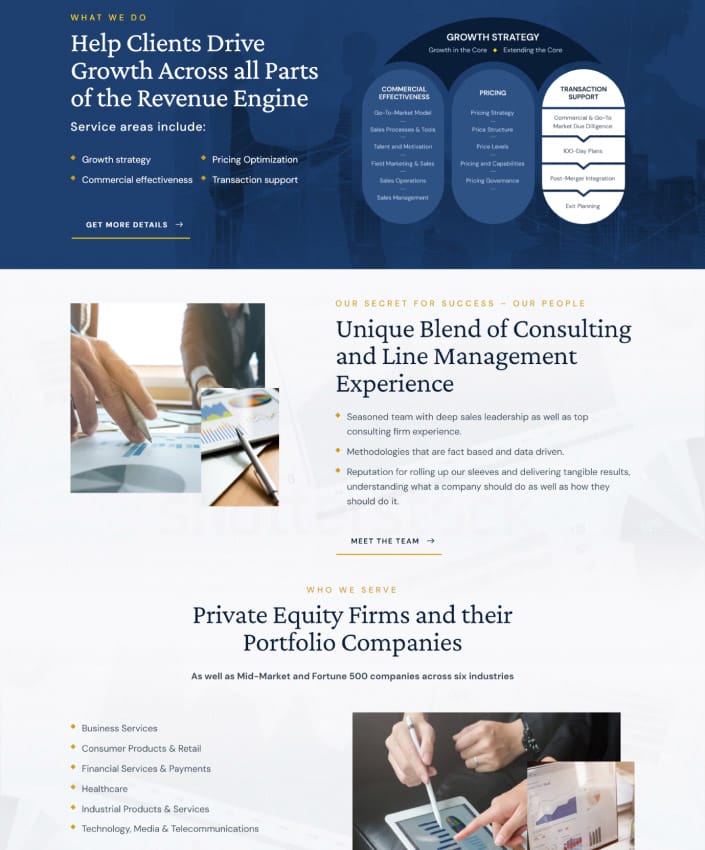 Blue Ridge Partners portfolio screenshot