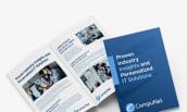 Brand book design images for CompuNet