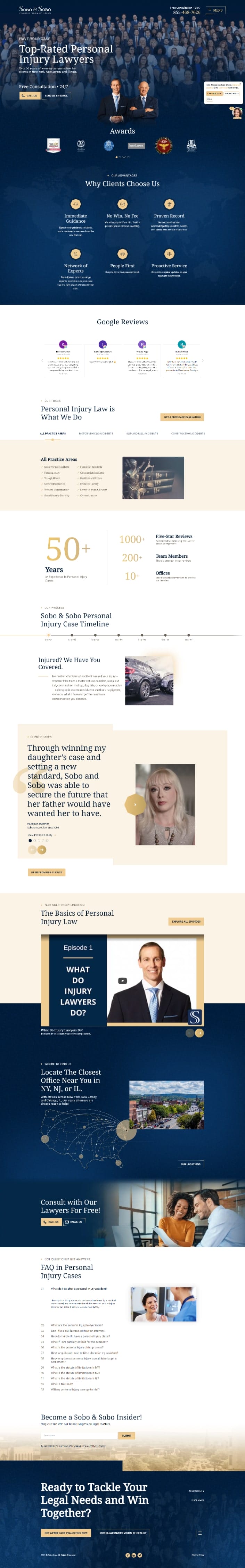 Sobo & Sobo website screenshot