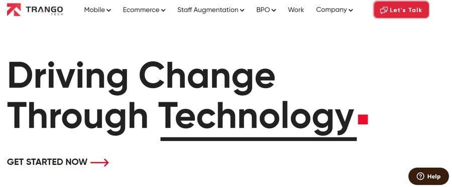 trango tech landing page