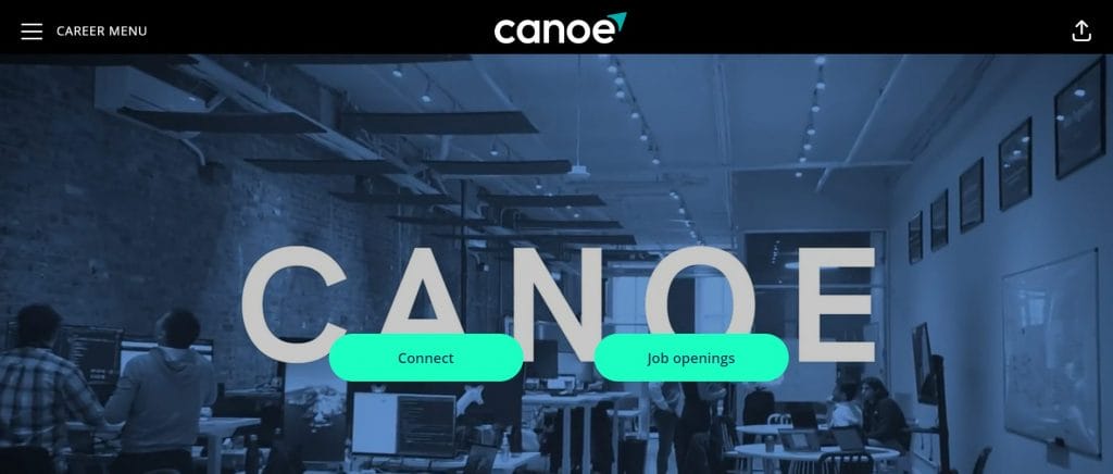 Canoe's careers page
