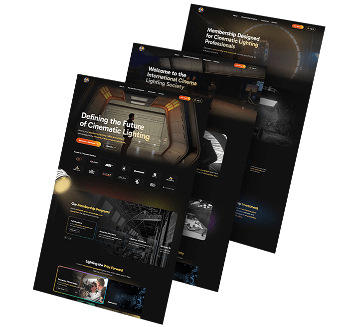 ICLS stacked horizontal landing pages