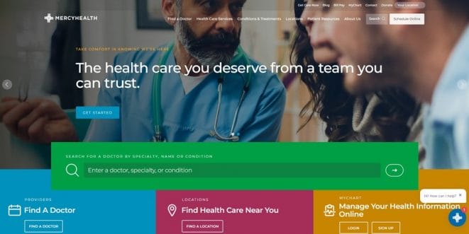 Top 10 Healthcare Website Design Examples For 2026