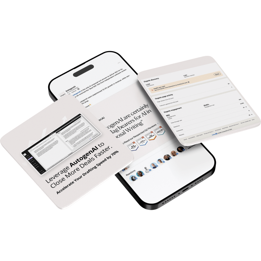 A collage of Autoten AI's marketing campaigns