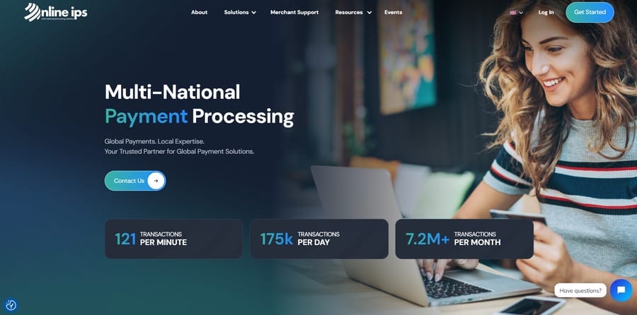Online IPS website screenshot