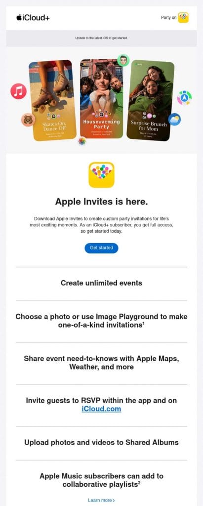 Image showing Apple's iCloud+ subscription