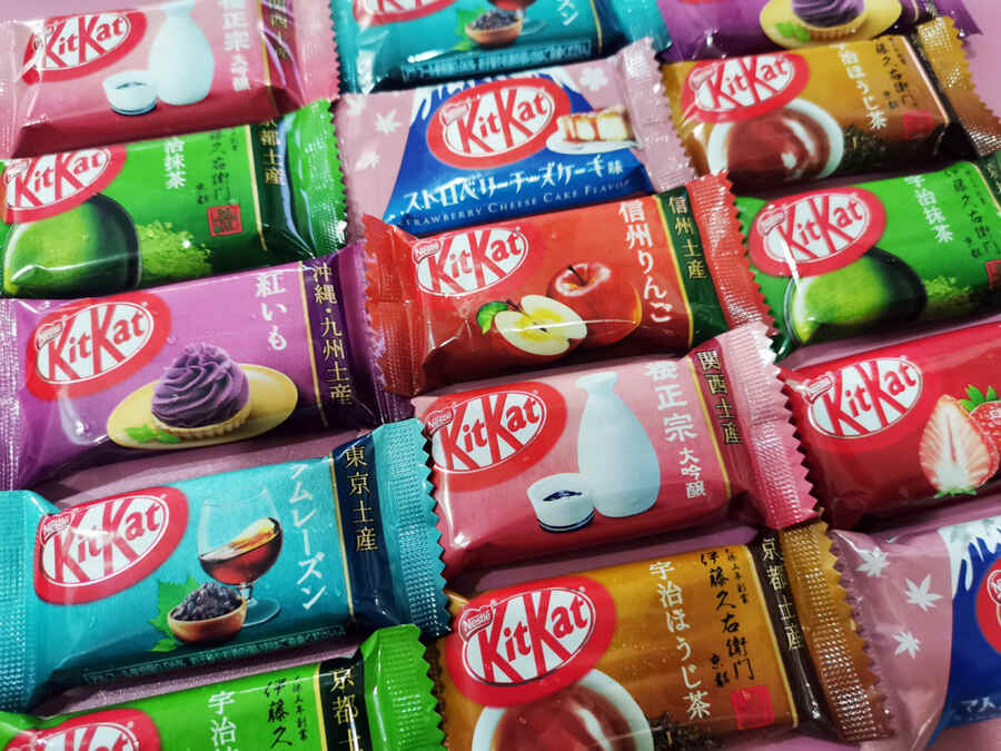 Image showing KitKat options in Japan