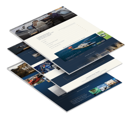 Helinet Aviation website pages
