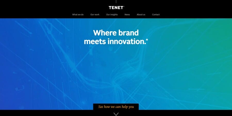 Tenet Partners website screenshot