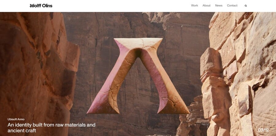 Wolff Olins website screenshot
