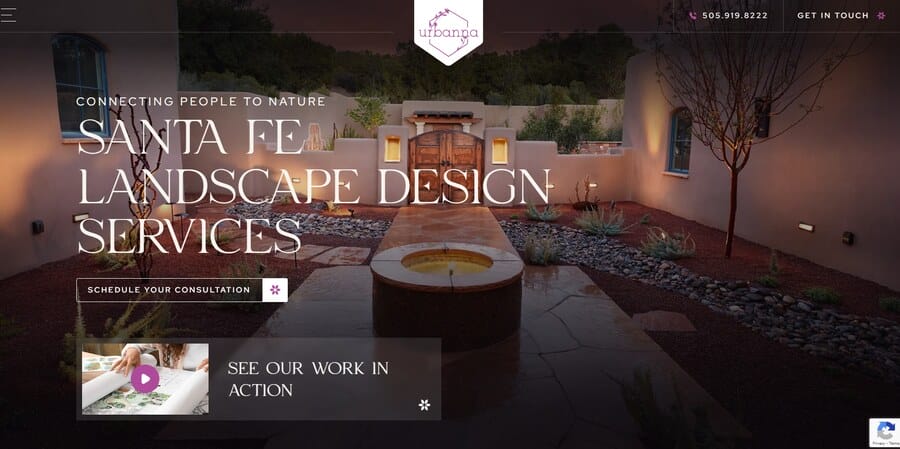 Urbanna Landscaping website screenshot